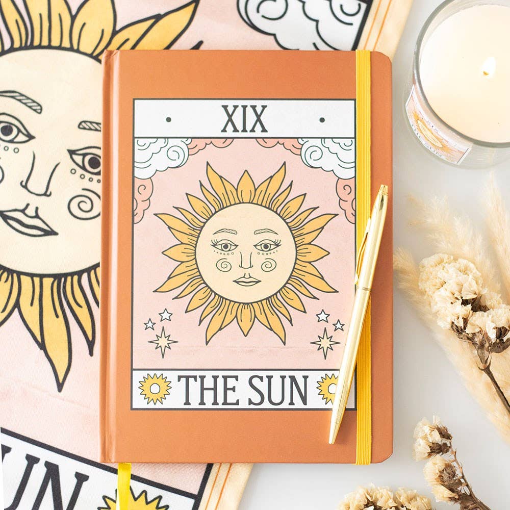Cuaderno A5 de Tarot Vintage del Sol